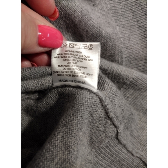 Kallspin gray cashmere wool blend sweater - Picture 11 of 11